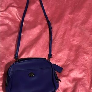 Coach Vibrant Blue Crossbody Bag